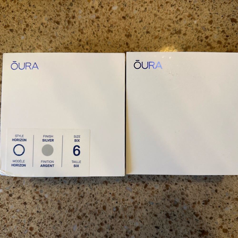 Gen 3 Oura Horizon Silver - Size 6